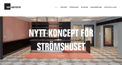 Desktop Screenshot of kub-arkitekter.se